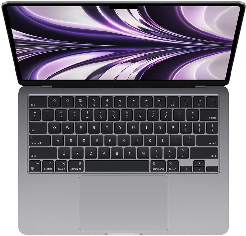 Ноутбук Apple MacBook Air A2681, 13.6", IPS, Apple M2 8 core 8ГБ, 256ГБ SSD, Mac OS, MLXW3LL/A, серый космос