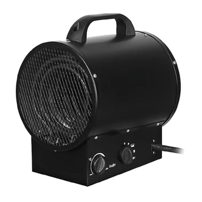 Rexant (60-0037) Пушка тепловая электрическая, круглая, прямоугольная подставка, ТЭН, 3кВт