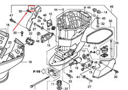 63731-ZY3-A12ZA COVER R. MOUNTING (LOWER) *NH282MU*