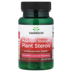 Swanson Vitamins, растительные стеролы, максимальная сила действия, 60 капсул
