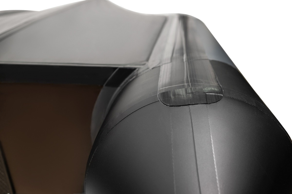 YACHTMAN-360 СК (Яхтман) серый-черный (лодка ПВХ под мотор с усилением)