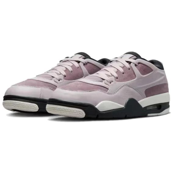 Jordan Air Джордан 4 Винтажные баскетбольные кроссовки Низкие Топы Фиолетовые Женские
