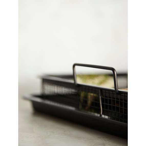 Противень для запекания с решеткой-гриль roast masters, 36х45 см, черный