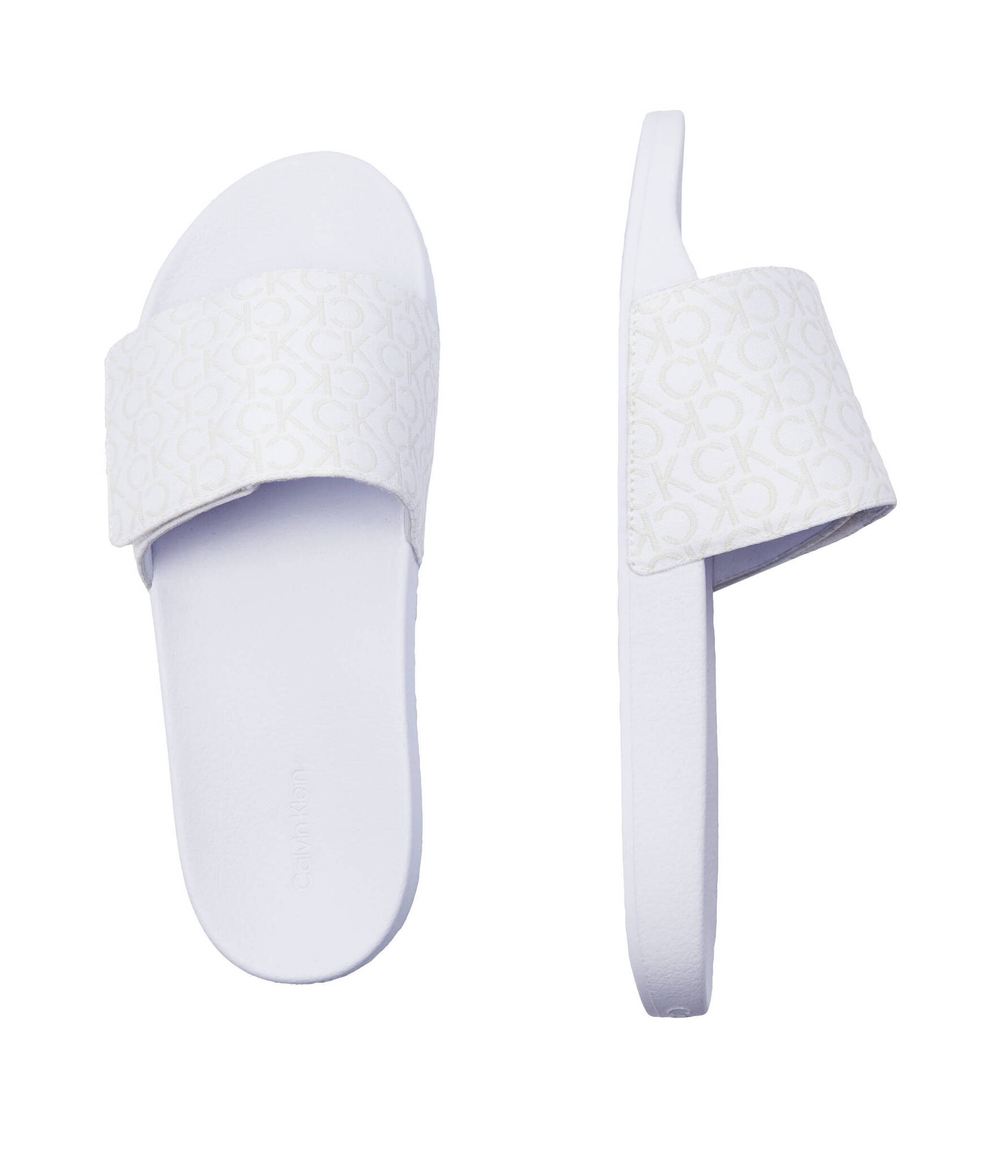 Шлепанцы Calvin Klein - экрю(HM0HM01438)