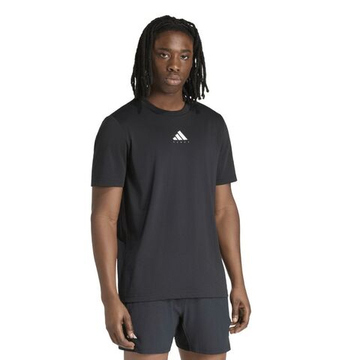 Мужская теннисная футболка Adidas With Graphic For Padel Category - black