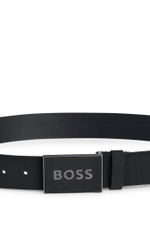 Skórzany pasek Boss_Icon-S1 BOSS BLACK - черный(50471333)