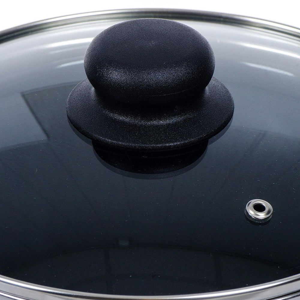 Кастрюля сталь, эмал, 5 л, с крыш, Сантэкс, Моя кухня, 1-2250112, индукц