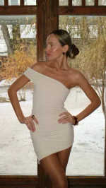 Платье Draped asymmetrical Dress