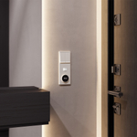 Клавиши для выключателя/переключателя двухклавишного с подсветкой, S70 (хлопок)