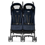 Коляска-трость для двойни Peg-Perego Pliko Mini Twin Classico (Синий)