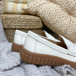 Женские мокасины Ortosalon 239-2 белые