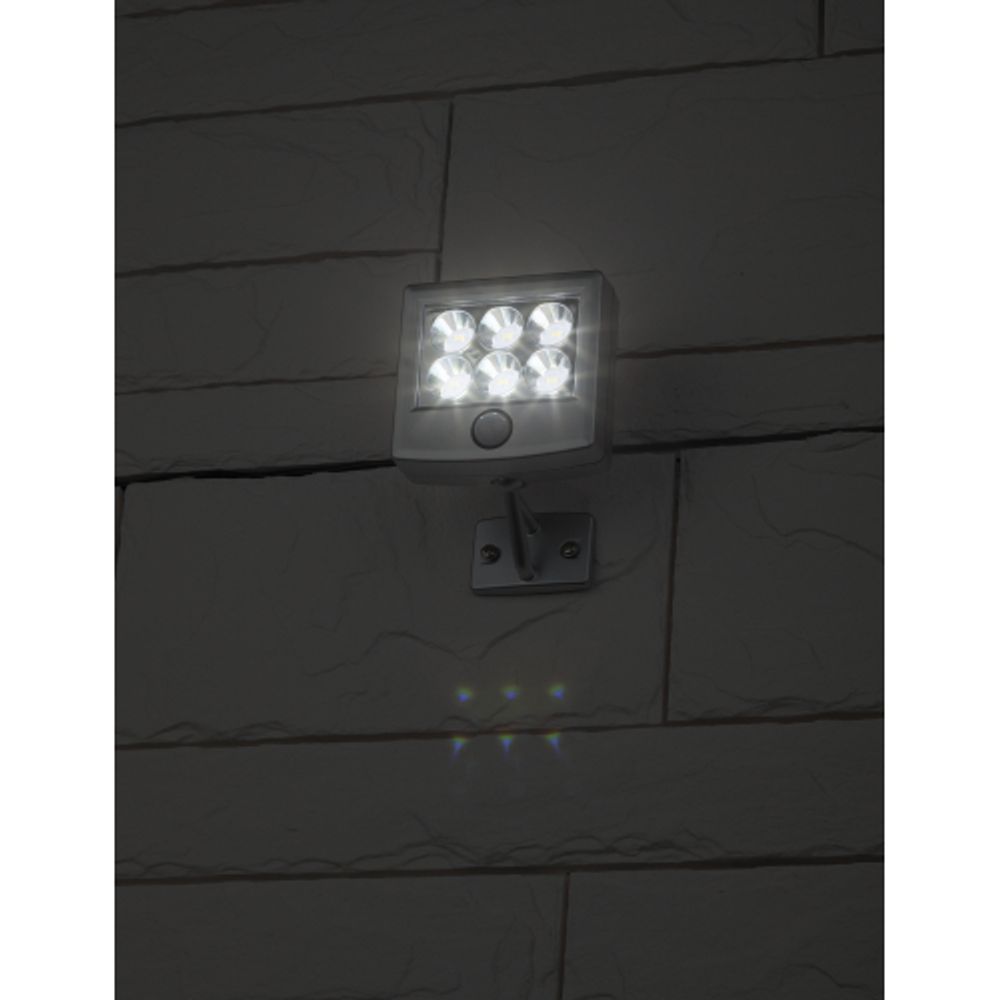 ERAFS024-07 ЭРА Прожектор с датчиком движения c выносной солнечной батареей, 6LED,150lm