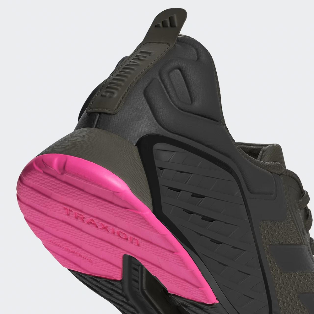 Кроссовки Adidas Dropset 3 (Темно-Зеленые с Розовым)