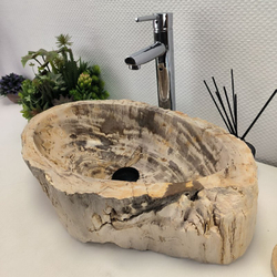 Раковина из окаменелого дерева Fossil Basin  57*35*15 см OD-02116