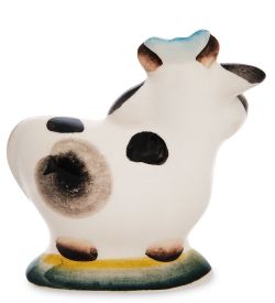 ГЛ- 646 Фигурка «Корова Маруся» цв. (Гжельский фарфор)