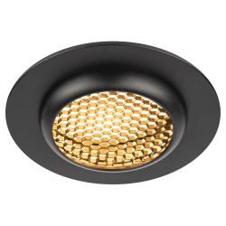 Светильник встраиваемый алюминиевый ЭРА KL109 BK под лампу MR16 GU5.3 черный матовый | Алюминиевые встраиваемые светильники