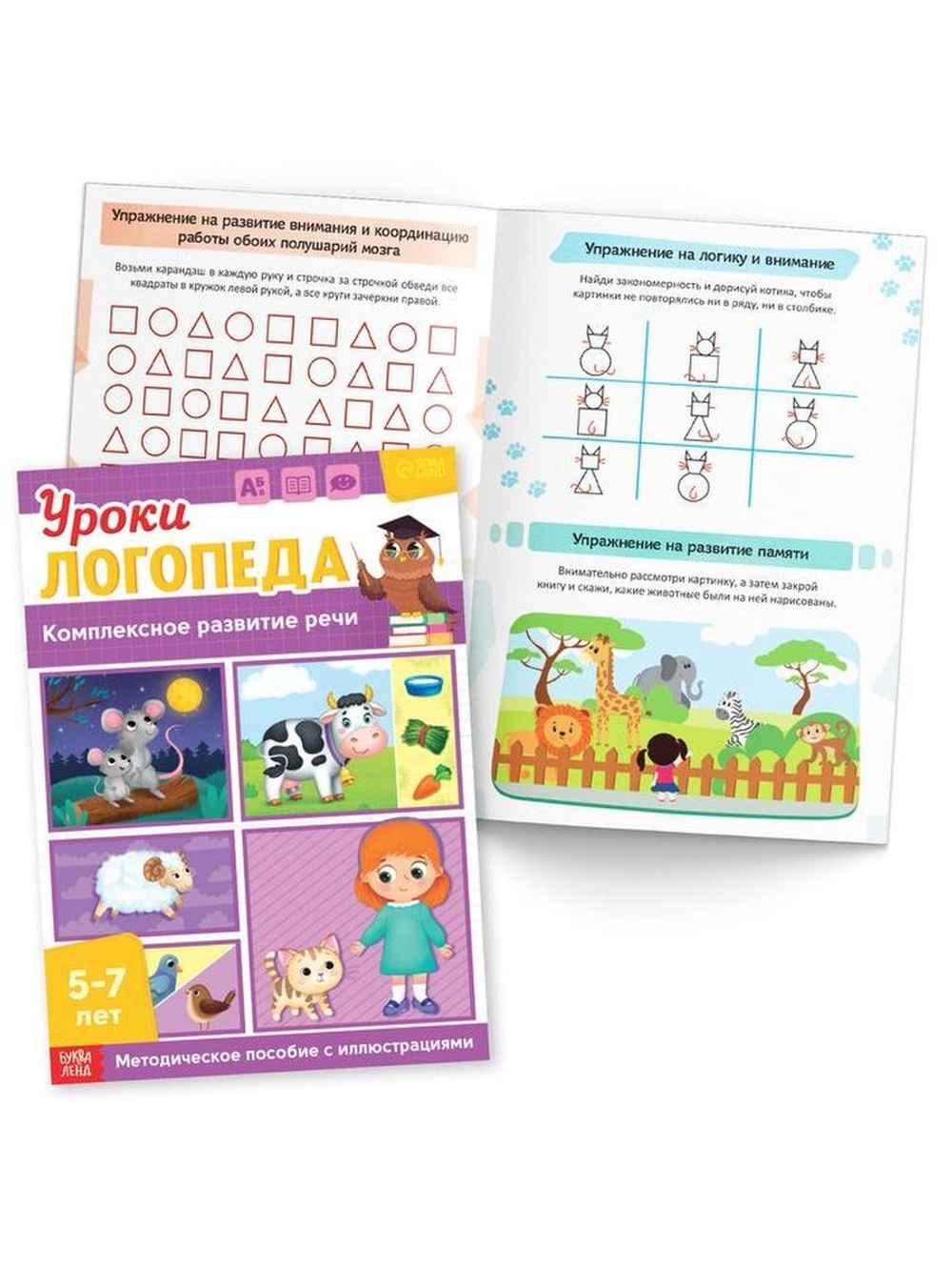 Уроки логопеда. Комплексное развитие речи 5-7 лет