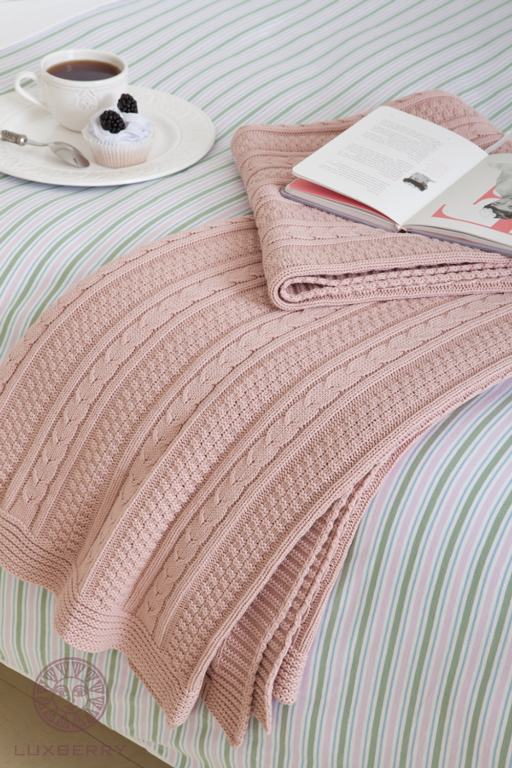 Плед-покрывало Imperio 10 тутовая ягода от Luxberry - Португалия