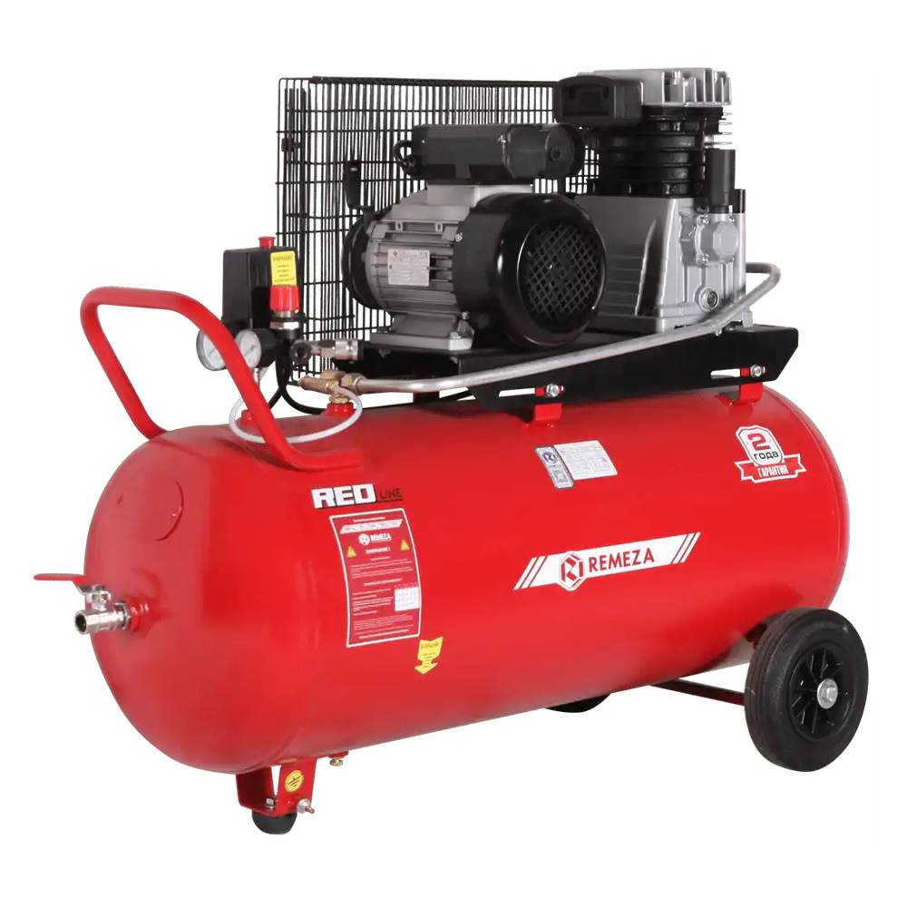 Компрессор поршневой СБ4/С-100.AB365A с набором пневмоинструмента KIT UNI-7B