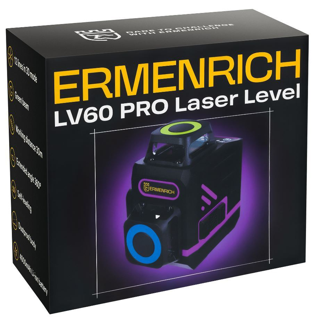 Уровень лазерный Ermenrich 84088