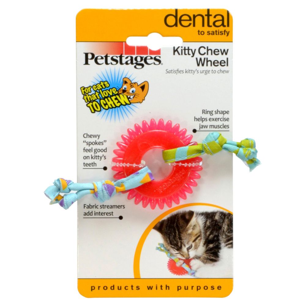 Petstages игрушка для кошек Dental &quot;ОРКА колесико&quot; (18 см)