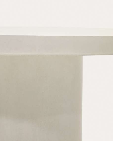 Стол Aiguablava, Ø120 см, белый цемент