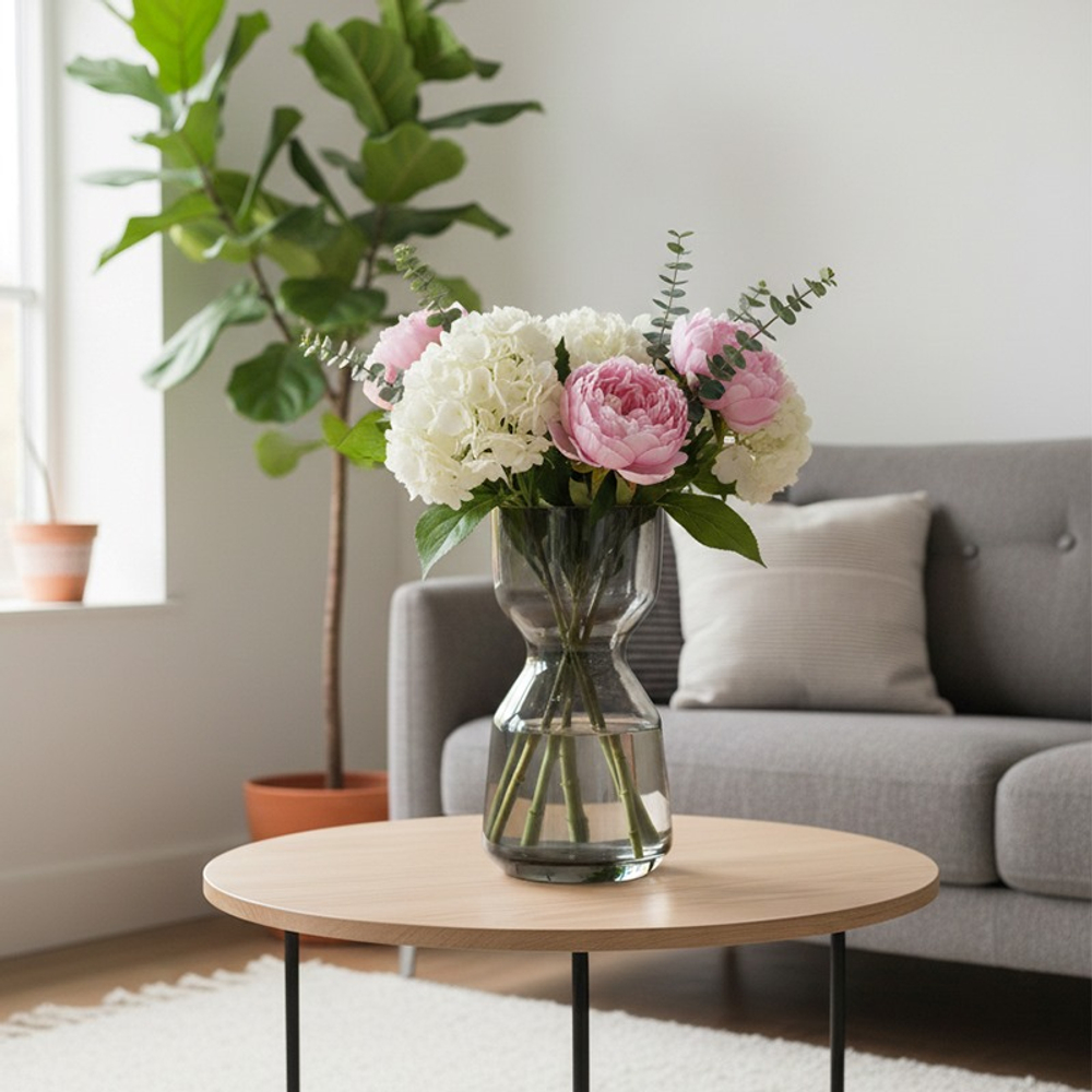 Ваза стеклянная Timglas, черный, стекло