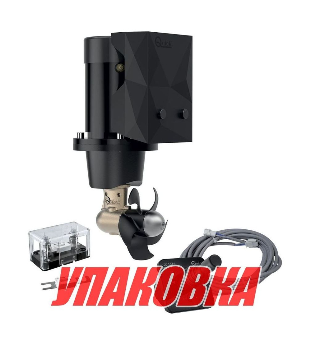 Подруливающее устройство Quick, D140mm, 40KGF, 12 В, (TCD2042 - TCDEX08 - NO TNL) (упаковка из 2 шт.)