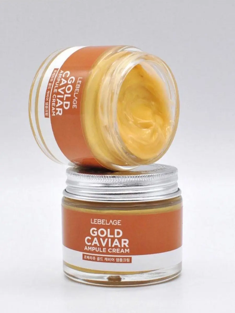 LEBELAGE - КРЕМ ДЛЯ ЛИЦА АМПУЛЬНЫЙ С ЭКСТРАКТОМ ИКРЫ AMPULE CREAM GOLD CAVIAR, 70 ML