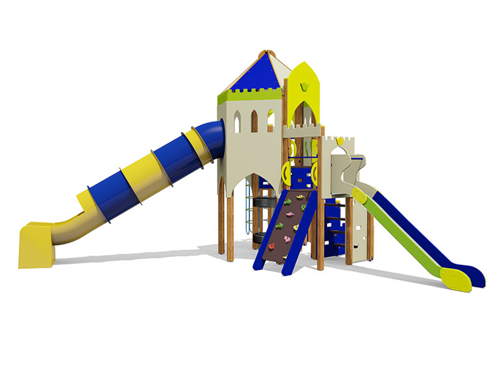 Игровой комплекс для детей 6-12 лет для уличной площадки