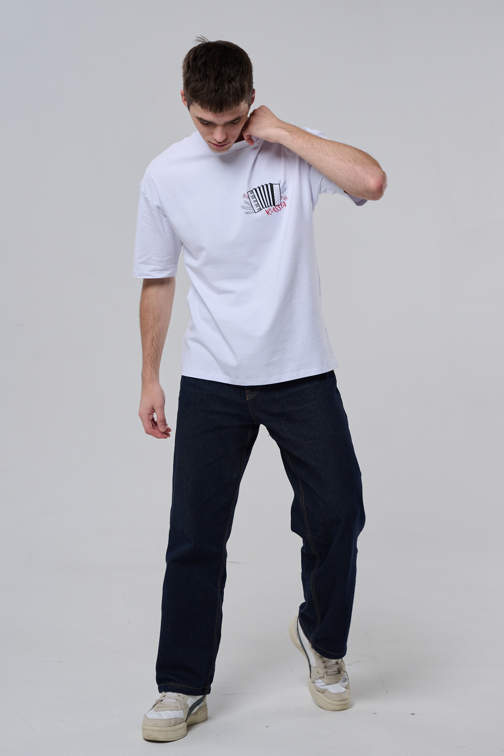 8579 футболка оверсайз мужская