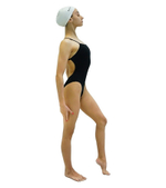Купальник для синхронного плавания Figure Basic Black с регулируемыми лямками