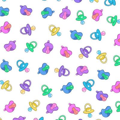 Детские соски. Для новорожденных. на белом