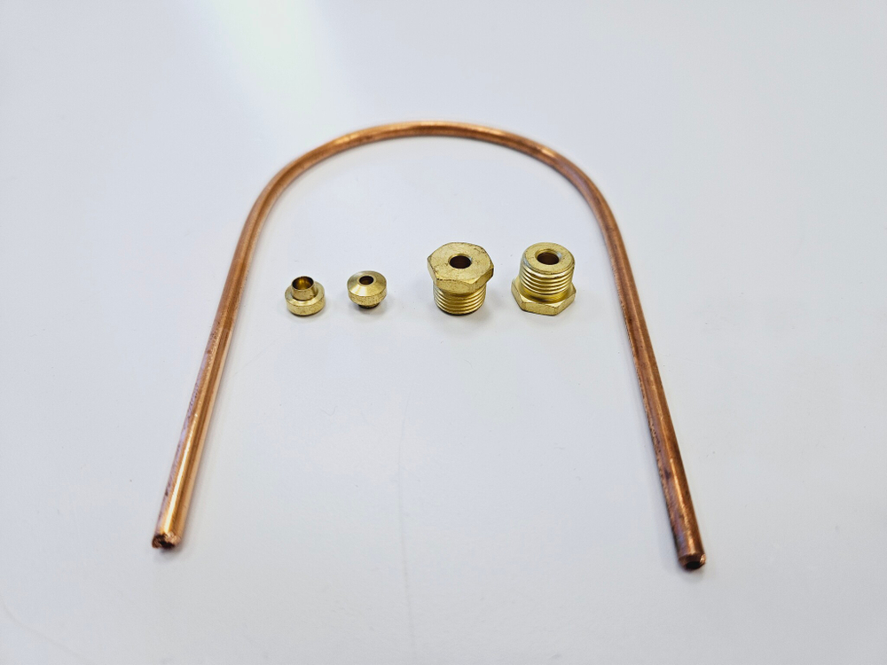 Трубка запальника "Honeywell" (М11-М11, D4мм, L300мм) медь
