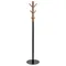 Вешалка напольная espen, 174 см,  черная/светлый орех