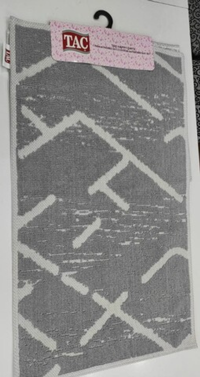 Набор ковриков ТАЧ (хлопок 100%) "LINE" 60*100 см + 50*60 см V-Серый