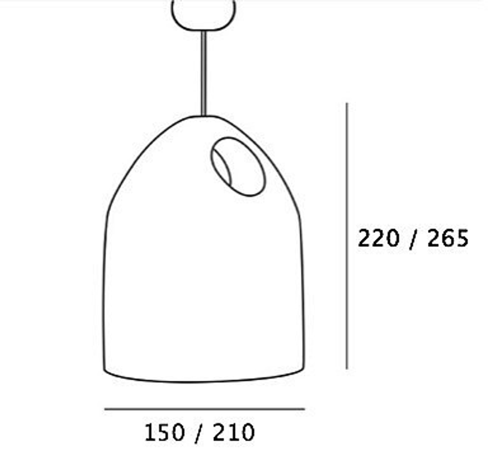 Подвесной светильник Imperiumloft Large Oak 40,156