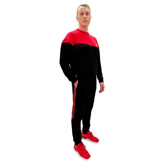 Свитшот Scorpena Collection черно-красный