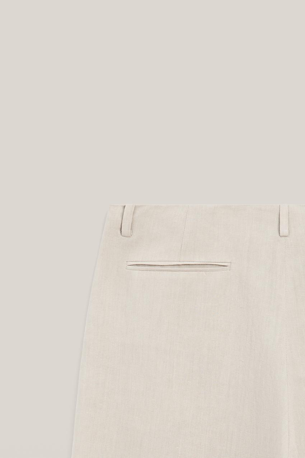 Massimo Dutti Брюки со вытачками - Limited Edition, песочный