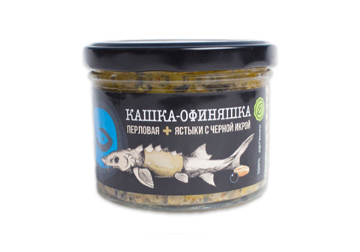 Каша перловая с чёрной икрой, 200г