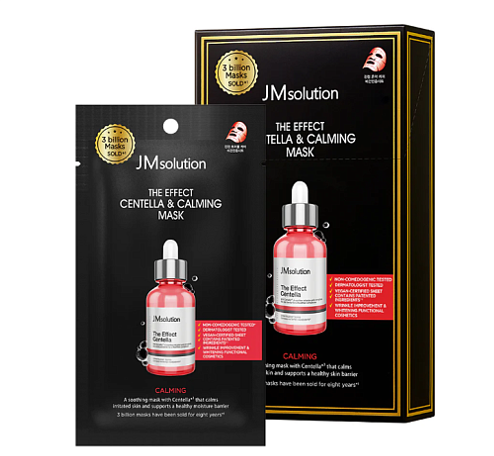Тканевая маска с экстраком центеллы JMSOLUTION The Effect Centella & Calming Mask