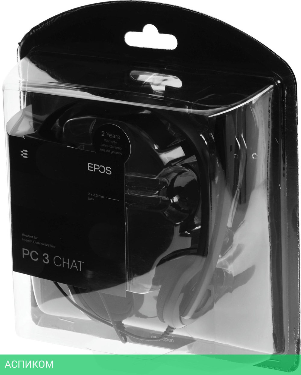 Наушники Epos PC 3 Chat черный (1000430)