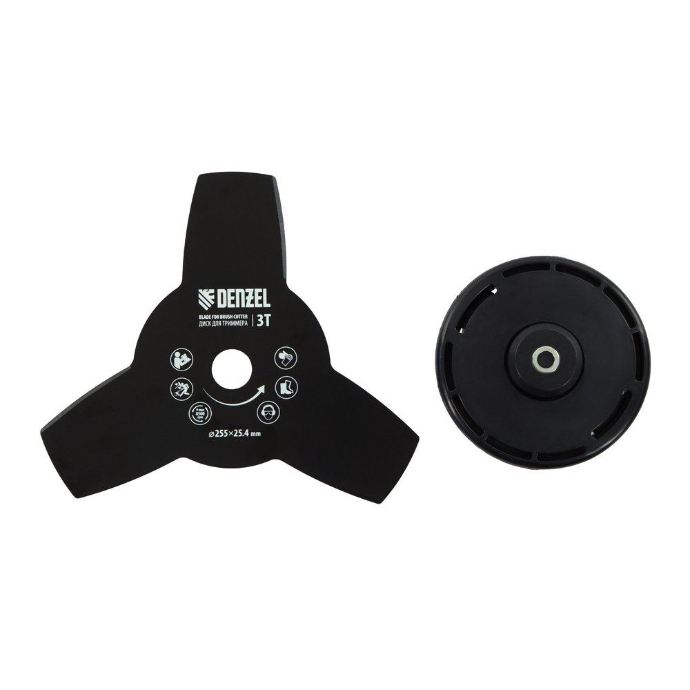 Триммер бензиновый DR-52, 52 см3, неразъемная штанга, состоит из 2 частей Denzel