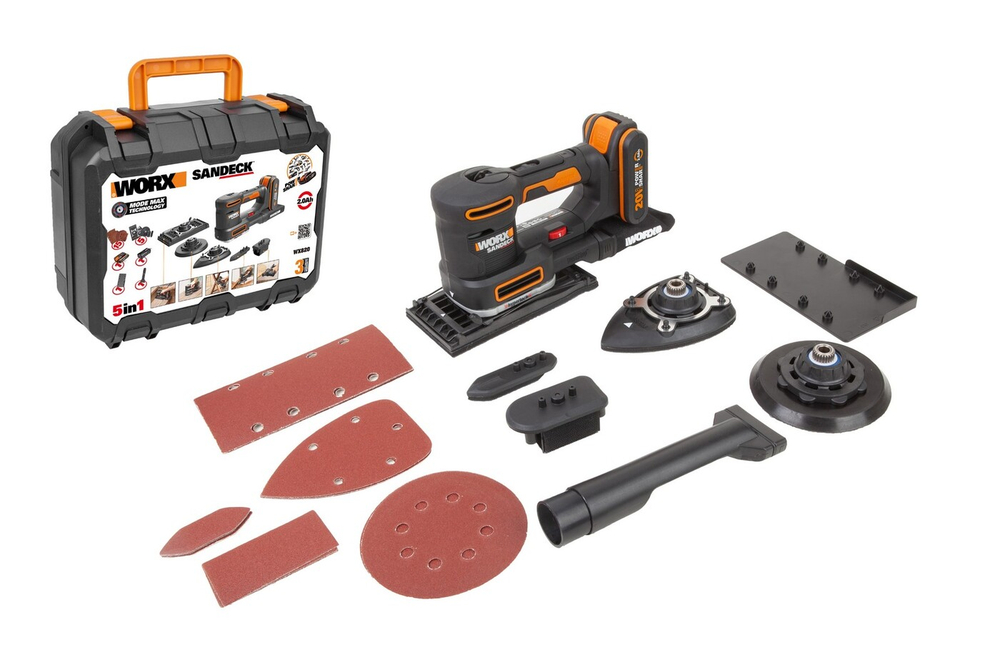 Виброшлифмашина аккумуляторная WORX WX820