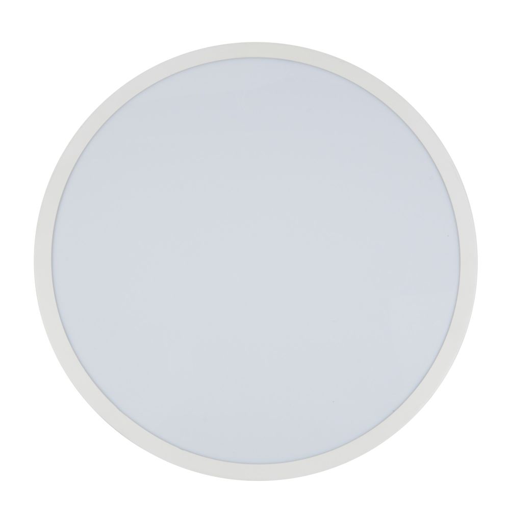 ULO-K40A 30W-4000К-R40 IP40 WHITE Светильник светодиодный накладной. Белый свет 4000K. Диаметр 400мм. Корпус белый. ТМ Uniel