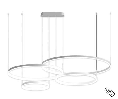 Подвесная светодиодная люстра Kink Light Тор 08204,01PA(4000K)