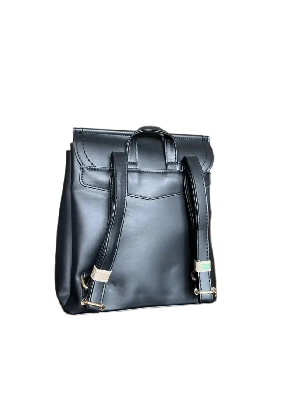 Рюкзак- сумка офисная из экокожи QOZA, черный