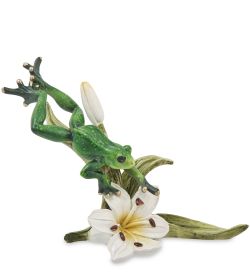 GAEM Art MN-363 Фигурка «Лягушка с цветком»