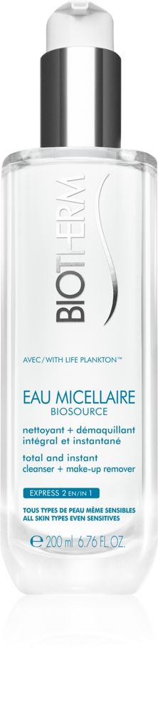 Biotherm Biosource Eau Micellaire Мицеллярное очищающее средство для всех типов кожи, включая чувствительную