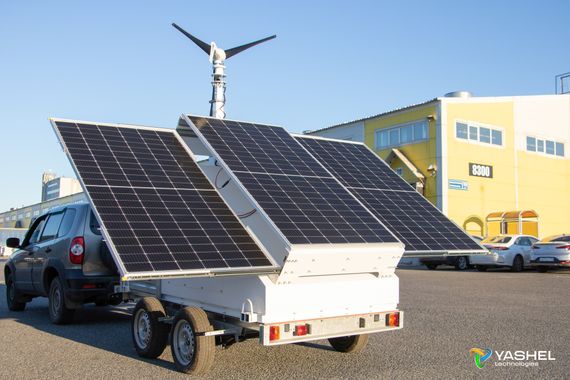 Передвижная электростанция ветро-солнечная, фото №775301828
